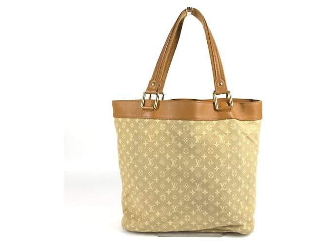 Borsa a Spalla Louis Vuitton Monogram Mini Lucille GM Beige - vista 2