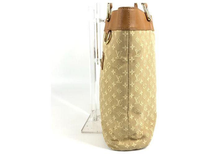 Borsa a Spalla Louis Vuitton Monogram Mini Lucille GM Beige - vista 3