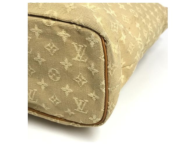 Borsa a Spalla Louis Vuitton Monogram Mini Lucille GM Beige - vista 6