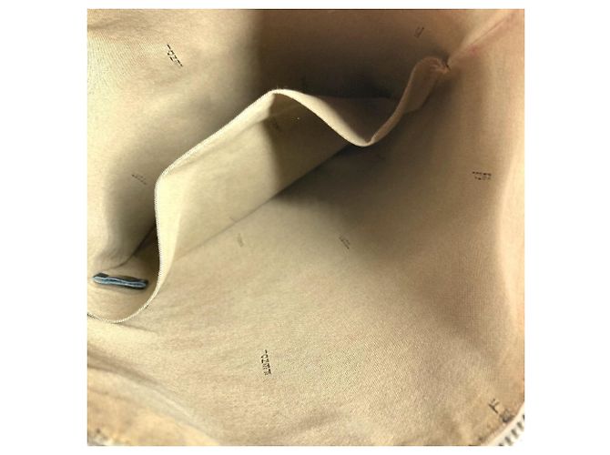Borsa a tracolla Fendi White Zucchino Logo Bianco - vista 16