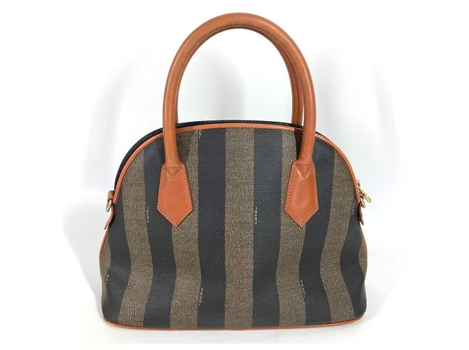 Fendi Vintage Pecan Tote Bag Braun Khaki - Ansicht 3