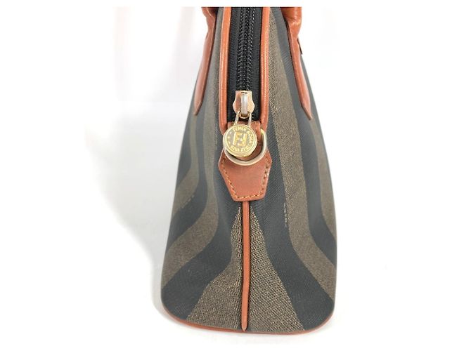 Fendi Vintage Pecan Tote Bag Braun Khaki - Ansicht 4