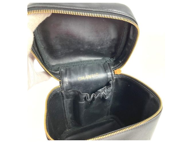 Vanity Beauty case Chanel CC Coco Mark Logo Nero - vista 11