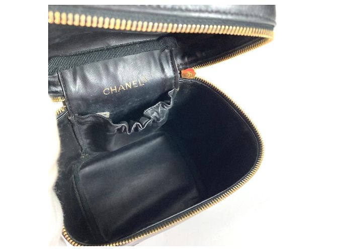 Vanity Beauty case Chanel CC Coco Mark Logo Nero - vista 12