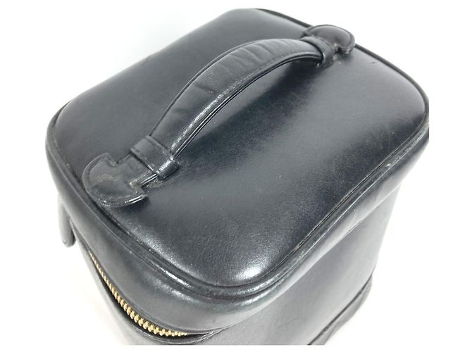Vanity Beauty case Chanel CC Coco Mark Logo Nero - vista 2