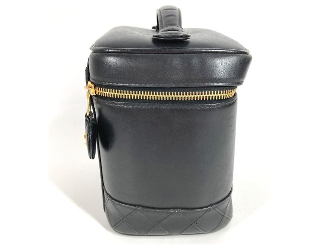Vanity Beauty case Chanel CC Coco Mark Logo Nero - vista 4