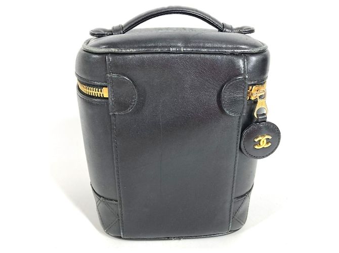 Vanity Beauty case Chanel CC Coco Mark Logo Nero - vista 5