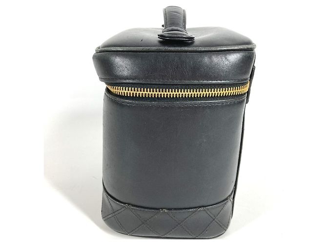 Vanity Beauty case Chanel CC Coco Mark Logo Nero - vista 7