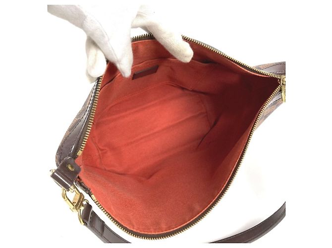 Bolsa de ombro Louis Vuitton Damier Iroko MM Marrom Damier ebene - vista 11