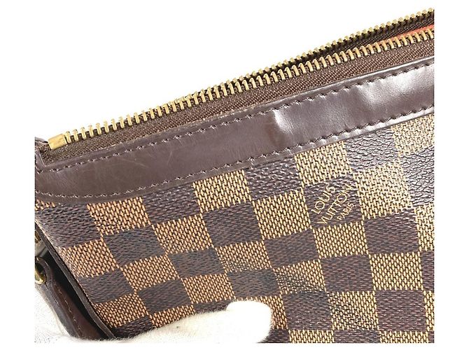 Bolsa de ombro Louis Vuitton Damier Iroko MM Marrom Damier ebene - vista 15
