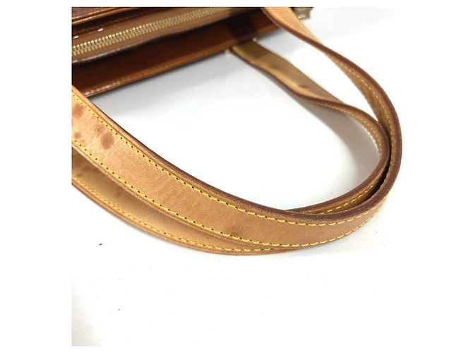 Borsa a tracolla tote Louis Vuitton Monogram Vernis Houston Marrone Bronzo - vista 9