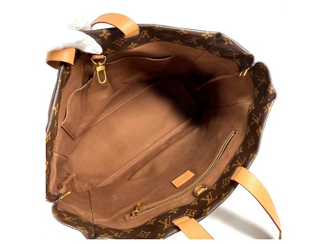 Borsa Tote Louis Vuitton Monogram Landscape Shopper MM Marrone - vista 11