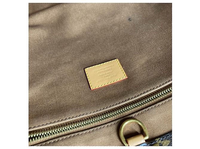 Borsa Tote Louis Vuitton Monogram Landscape Shopper MM Marrone - vista 13
