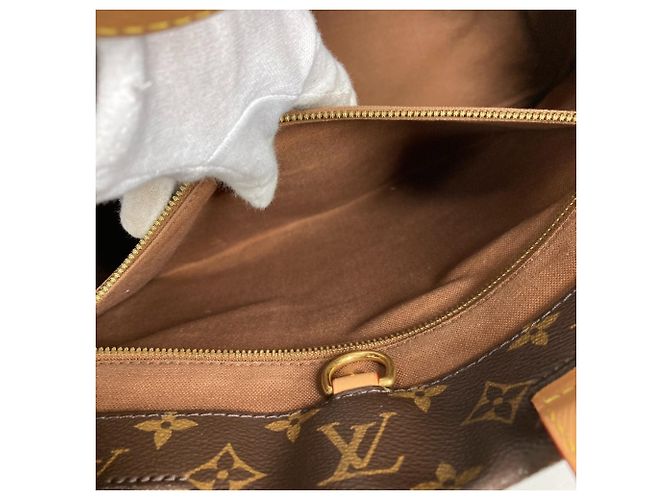 Borsa Tote Louis Vuitton Monogram Landscape Shopper MM Marrone - vista 14