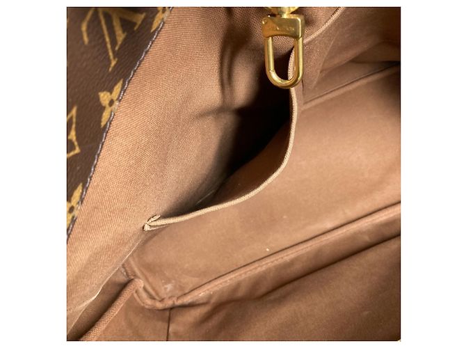 Borsa Tote Louis Vuitton Monogram Landscape Shopper MM Marrone - vista 15