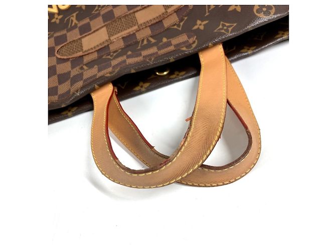 Borsa Tote Louis Vuitton Monogram Landscape Shopper MM Marrone - vista 9