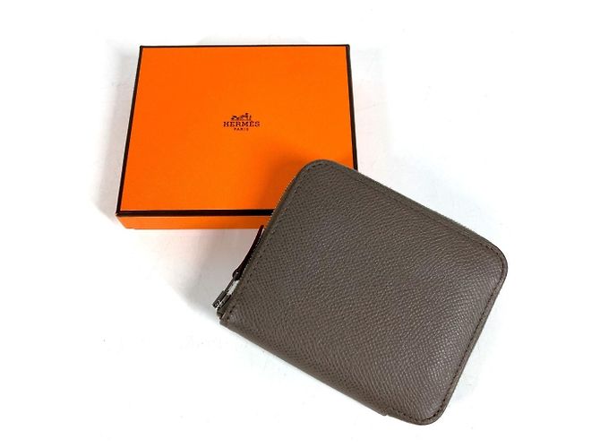 Monedero compacto Azap Hermès Castaño - vista 11
