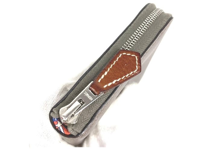 Monedero compacto Azap Hermès Castaño - vista 2