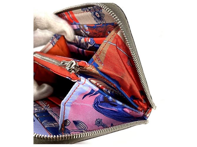 Monedero compacto Azap Hermès Castaño - vista 4