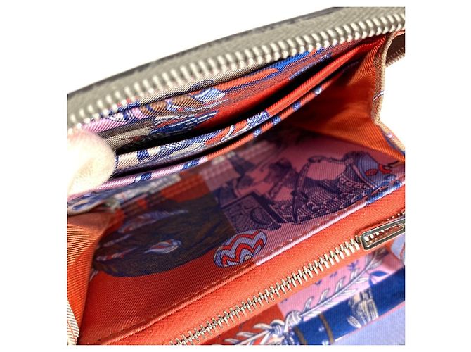 Monedero compacto Azap Hermès Castaño - vista 7