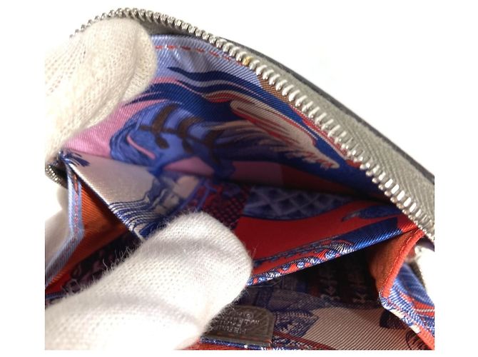 Monedero compacto Azap Hermès Castaño - vista 9