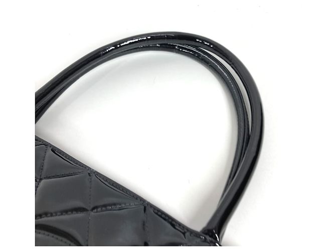 Borsa Tote Chanel CC Coco Mark Logo Nero - vista 8