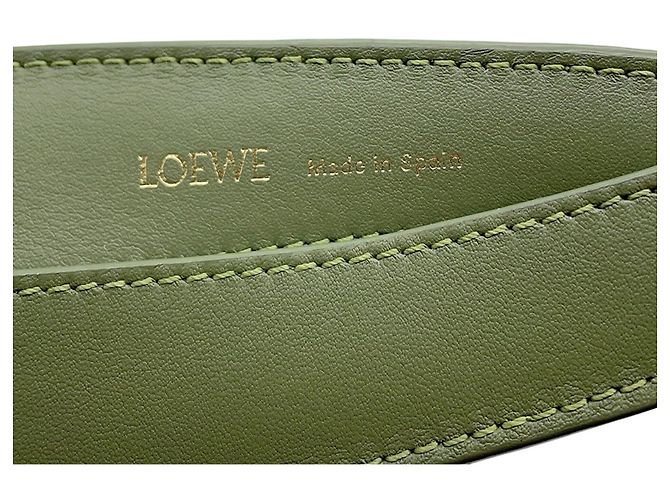Borsa a tracolla Loewe Luna in pelle jacquard Cachi - vista 13