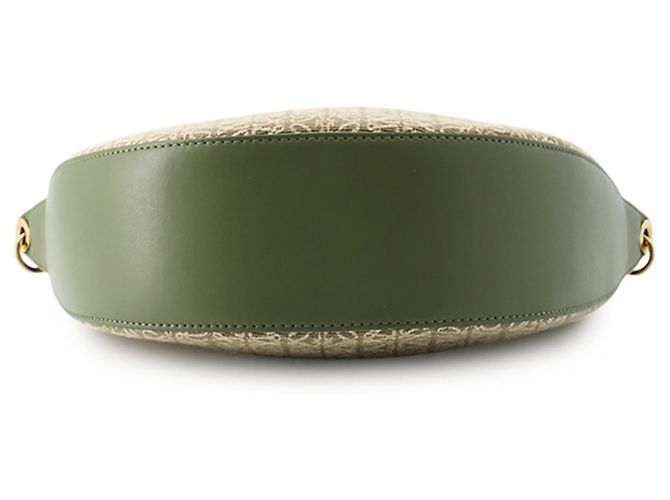 Borsa a tracolla Loewe Luna in pelle jacquard Cachi - vista 3