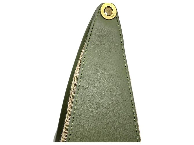 Borsa a tracolla Loewe Luna in pelle jacquard Cachi - vista 7