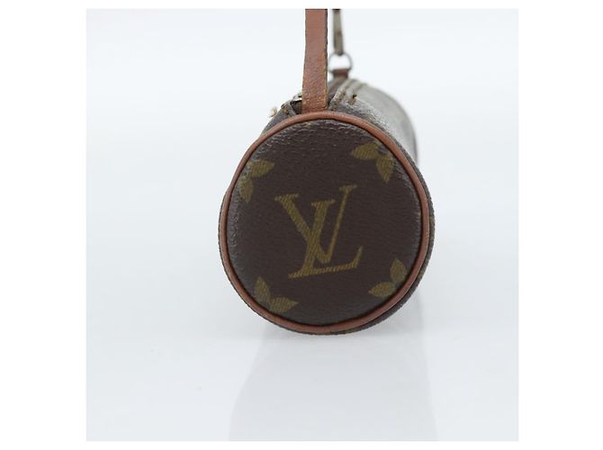 Louis Vuitton Papillon Pochette Monogram Canvas Mini Marrone - vista 3