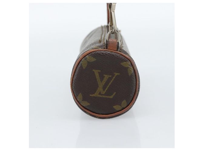 Louis Vuitton Papillon Pochette Monogram Canvas Mini Marrone - vista 4