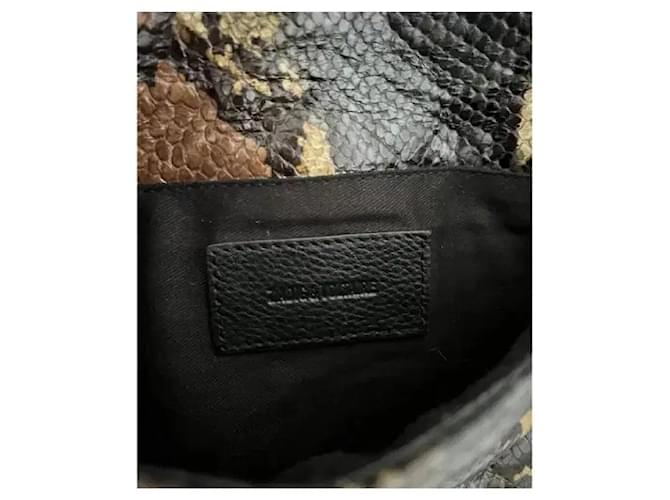 Zadig & Voltaire Rockstud Clutch aus Python-Print Leder Braun Python drucken - Ansicht 3