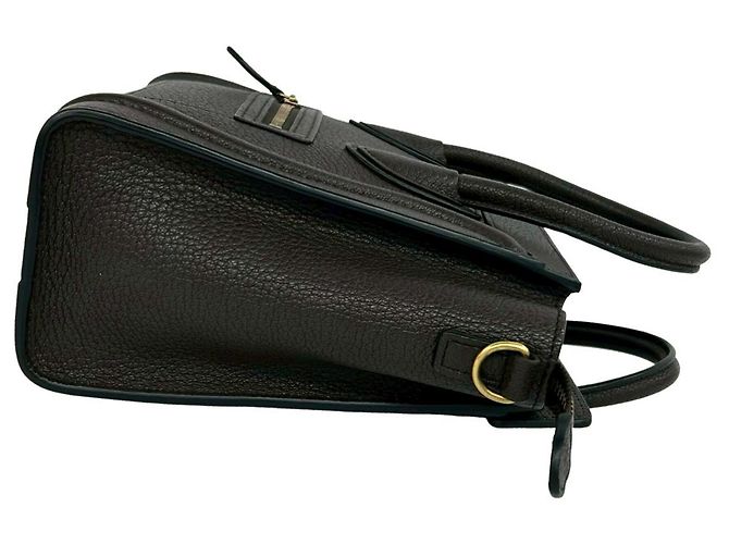 Céline Celine Luggage Nano Shopper Leder Handtasche Braun - Ansicht 6