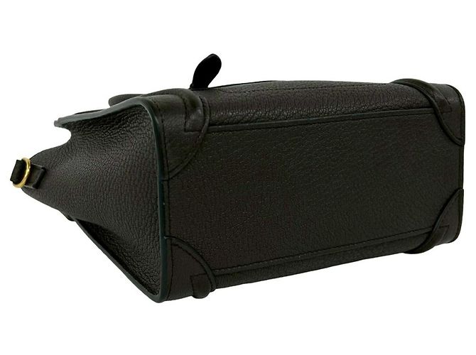 Céline Celine Luggage Nano Shopper Leder Handtasche Braun - Ansicht 7