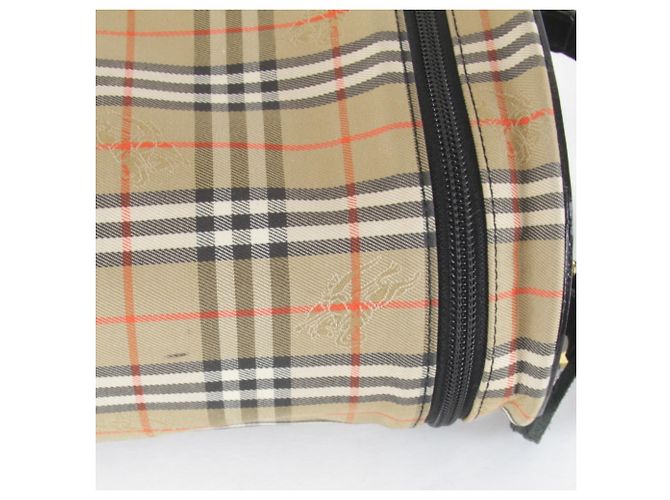Beauty case in tela beige Burberry - vista 8