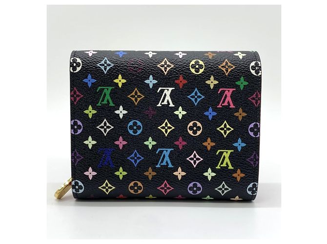 Louis Vuitton Monogram Multicolore Black Tri-fold Wallet - view 2