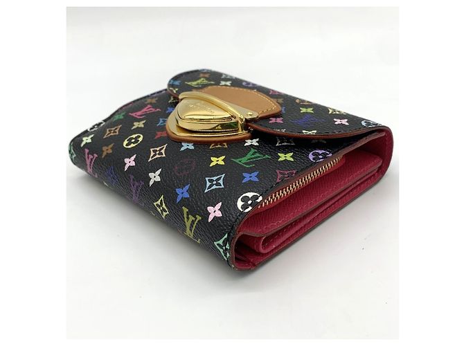 Louis Vuitton Monogram Multicolore Black Tri-fold Wallet - view 3
