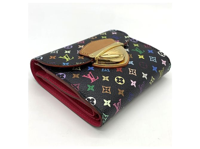 Louis Vuitton Monogram Multicolore Black Tri-fold Wallet - view 4