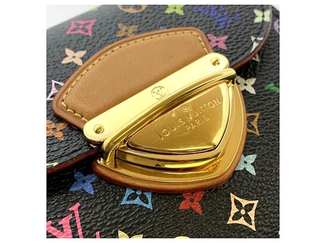 Louis Vuitton Monogram Multicolore Black Tri-fold Wallet - view 5