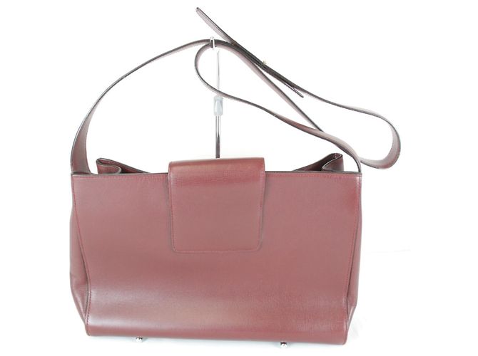 Cartier Must Line Turnlock Schultertasche Bordeaux - Ansicht 2