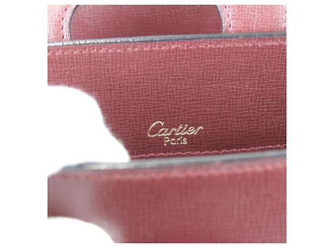 Cartier Must Line Turnlock Schultertasche Bordeaux - Ansicht 9