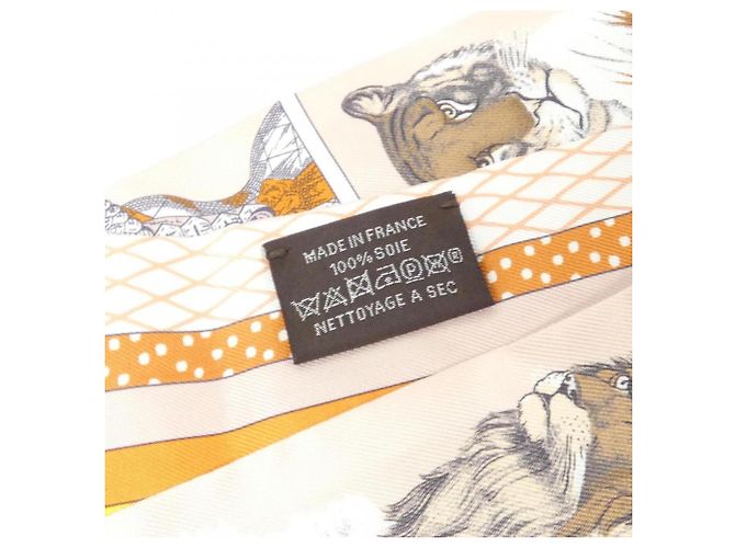 Silk In Foulard Twilly Hermès GRAND THEATRE NOUVEAU Arancione - vista 4