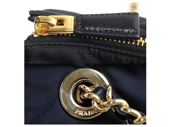 Prada Re-Edition 1995 Chain Shoulder Bag Schwarz - Ansicht 6