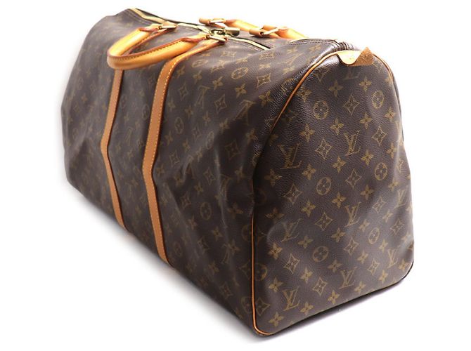 Borsa Boston Louis Vuitton Keepall 55 Marrone - vista 2