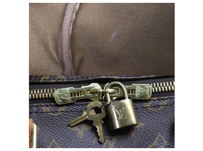 Borsa Boston Louis Vuitton Keepall 55 Marrone - vista 5
