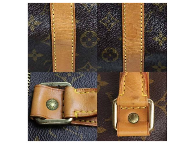 Borsa Boston Louis Vuitton Keepall 55 Marrone - vista 8