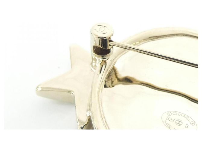 Spilla Chanel ABB504 Oro e Cristallo D'oro - vista 3
