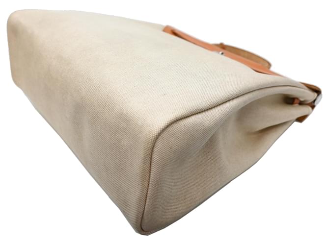 Hermès Borsa Hermes Herbag MM Beige - vista 3