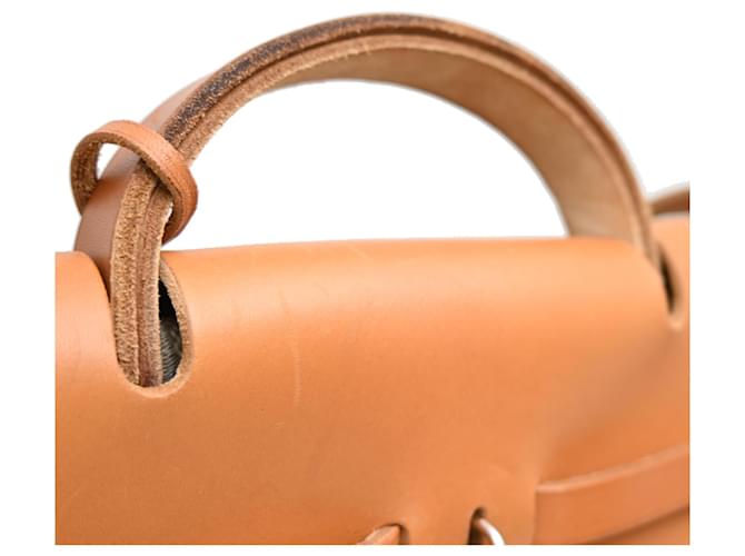 Hermès Borsa Hermes Herbag MM Beige - vista 5