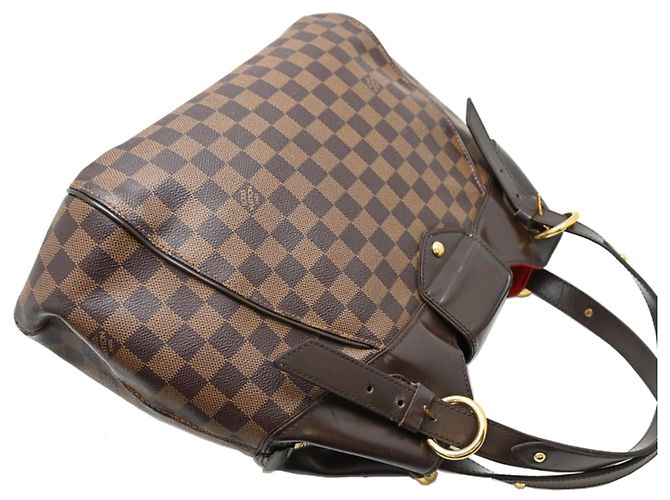 Borsa a tracolla Sistina GM da donna Louis Vuitton Marrone - vista 4